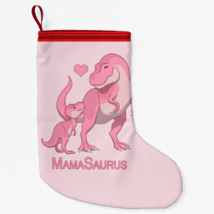 MamaSaurus T-Rex und Baby-Dinosaurier Kleiner Weihnachtsstrumpf