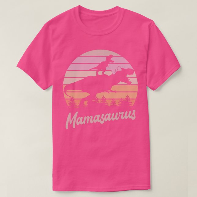 Mamasaurus TRex Dinosaur T-Shirt (Design vorne)