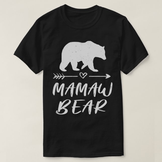 Mamaw Bear Matching Family Mama Bar Camping Gesche T-Shirt (Design vorne)