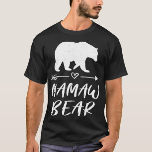 Mamaw Bear Matching Family Mama Bar Camping Gesche T-Shirt