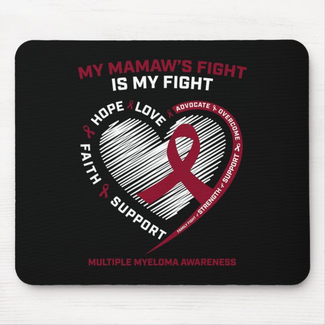 Mamaw bekämpft das multiple Myelom Mousepad (Vorne)