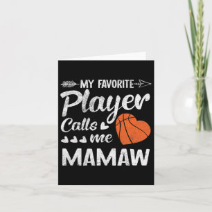 Mamaw Bysketbyll Mein Favoritenspieler ruft mich M Karte