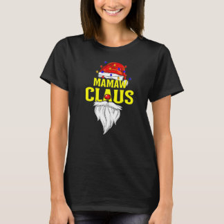 Mamaw Claus Christmas Pajama Family Matching T-Shirt