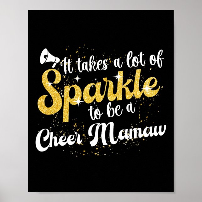Mamaw einer Cheerleaderin zu sein Poster (Vorne)