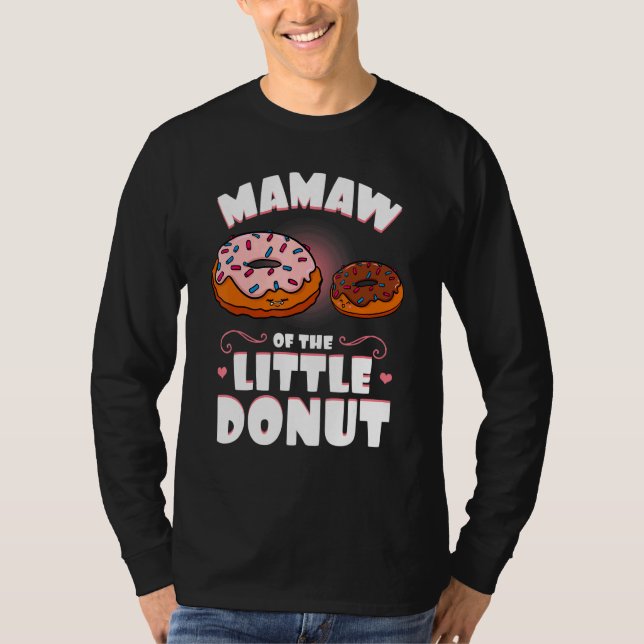 Mamaw vom kleinen Donut-Geschlecht offenbart Baby  T-Shirt (Vorderseite)