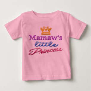 Mamaws kleiner Prinzessin-Baby-Kleinkind-T - Shirt