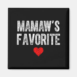Mamaws Lieblings-Herz-Grafik zum Muttertag Magnet