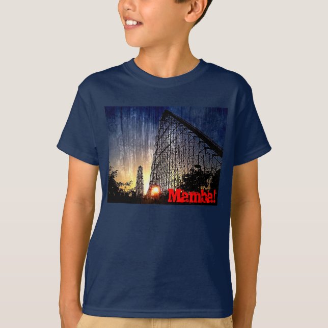 Mamba-Achterbahn-Welt des Spaßes Kansas City T-Shirt (Vorderseite)