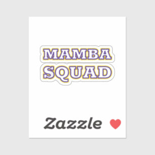 Mamba Squad lustige Kleidung für Schlangenliebhabe Aufkleber