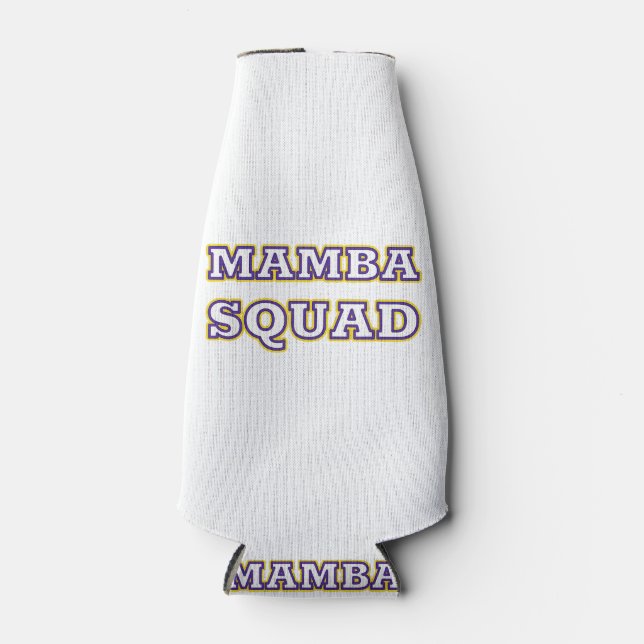Mamba Squad lustiges Kleid für Snake Lover Flaschenkühler (Vorderseite)