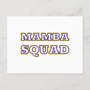 Mamba Squad lustiges Kleid für Snake Lover Postkarte