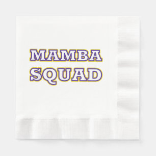 Mamba Squad lustiges Kleid für Snake Lover Serviette