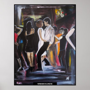 Mambo-Nacht-Gemälde von Alfred Fox Poster