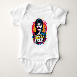Mameluco I Want to Break Free Baby Strampler