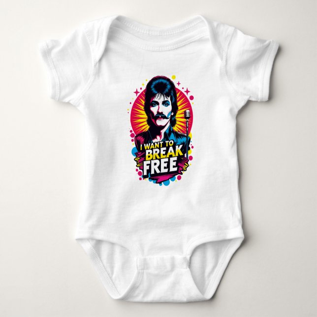 Mameluco I Want to Break Free Baby Strampler (Vorderseite)