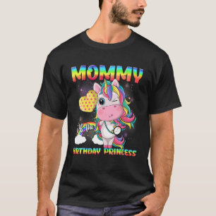 Mami der Geburtstagsprinzessin, trotzig oder blühe T-Shirt