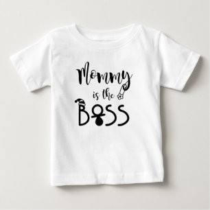 Mami ist der Boss lustig Baby T-shirt