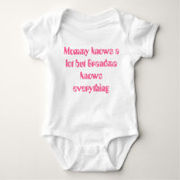 Mami kennt Strampler. Baby-Bodysuit