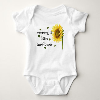 Mami, kleine Sonnenblume Baby Strampler