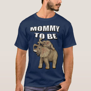 Mami muss Elephant Baby Shower Mütter Tag - 1 T-Shirt
