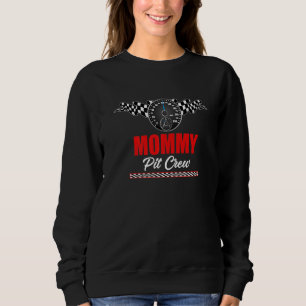 Mami-Pit-Crew-Autorennfahrer-Familien-Matching-Ren Sweatshirt