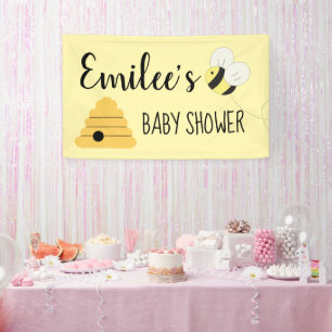 Mami to be Bumble Bee Girl Baby Shower Banner