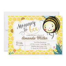 Mami to be Invitation - Bee Baby Shower