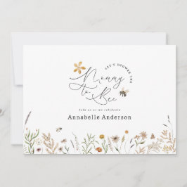 Mami to be Wildblume Babydusche Einladung