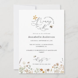 Mami to be Wildblume Babydusche Terrakotta Einladung