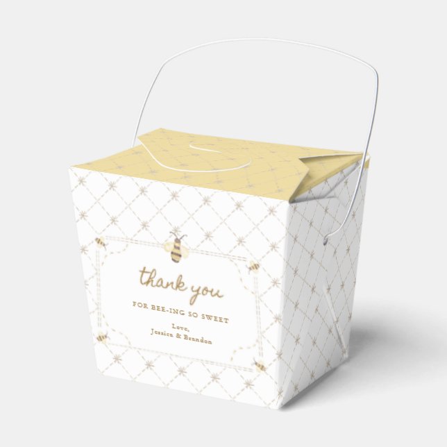Mami to bee Little Bee Baby Shower Geschenkschachtel (Vorderseite)