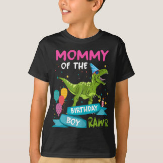Mami von der Geburtstagsjunge T-Rex RAWR Dinosa T-Shirt