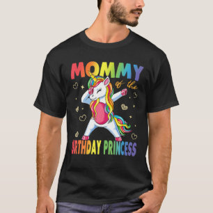 Mami von der Geburtstagsprinzessin Dabbing Unicorn T-Shirt