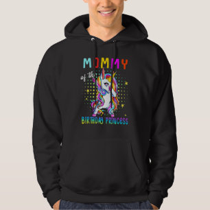 Mami von der Geburtstagsprinzessin Girl Dabbing Un Hoodie
