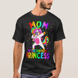 Mami von der Geburtstagsprinzessin Girl Dabbing Un T-Shirt