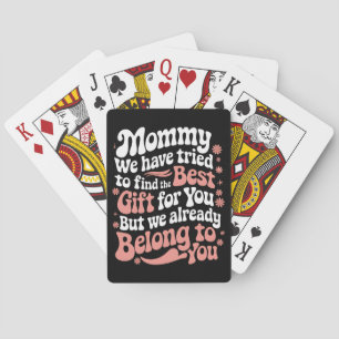 Mami, wir haben versucht, das beste Geschenk für d Spielkarten