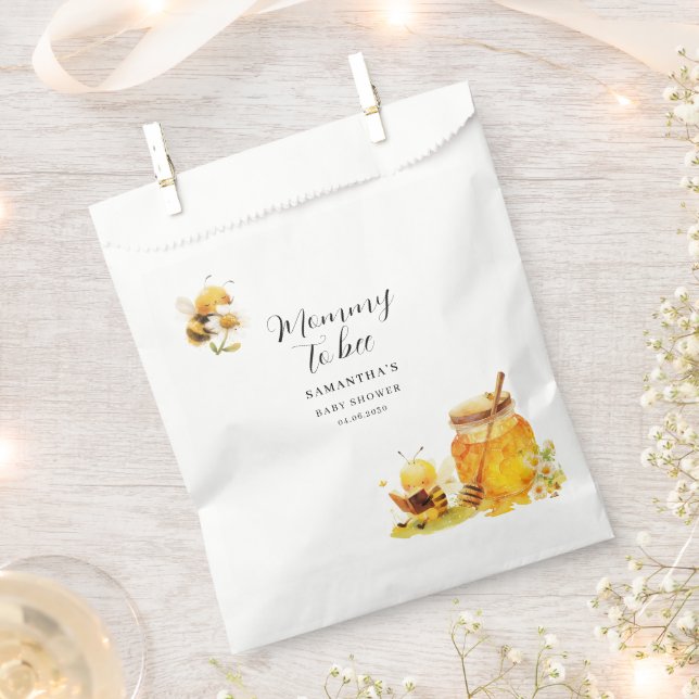 Mami wird eine neutrale Babydusche für die Geschle Geschenktütchen (Ausgeschnitten)