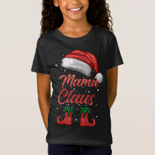 Mamie Claus Matching Family Frohe Weihnachten Weih T-Shirt