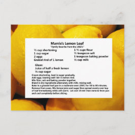 Mamie's Lemon Loaf Postkarte