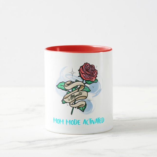 Mamita Mom Mode Activated Working Mom Tasse (Zentrum)
