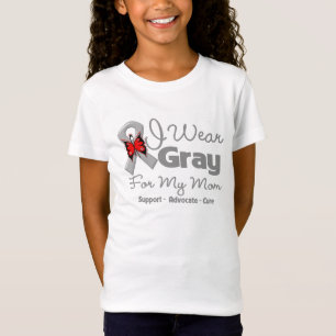Mamma - graues Band-Bewusstsein T-Shirt