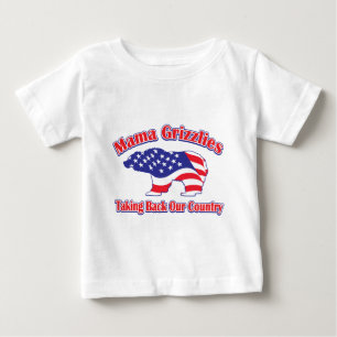 Mamma-Grizzly Baby T-shirt