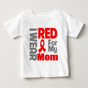 Mamma - ich trage rotes Band Baby T-shirt
