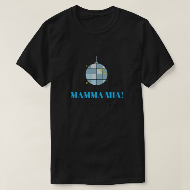 Mamma Mia Angepasst Scoop T-Shirt (Design vorne)