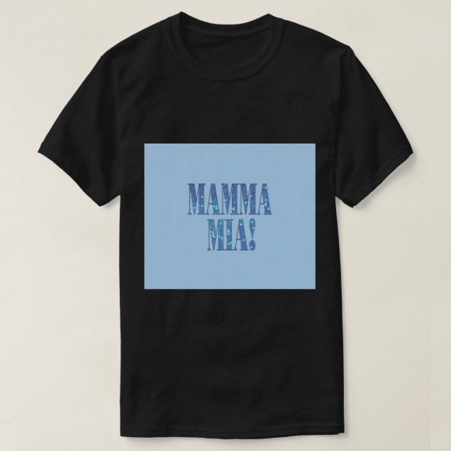 Mamma Mia - disco - Throw Blanket T-Shirt (Design vorne)