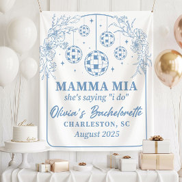 Mamma Mia Junggesellinnenabschied-Banner, Sie Sagt Wandteppich