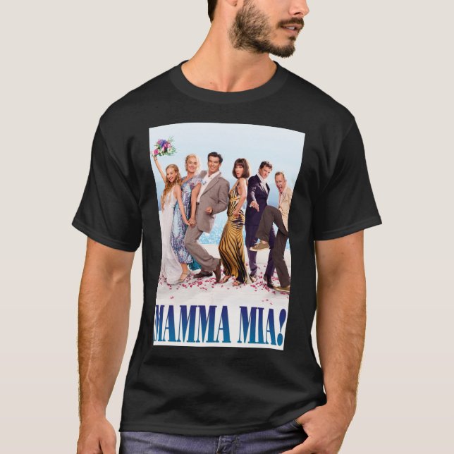 Mamma mia Klassischer T - Shirt (Vorderseite)