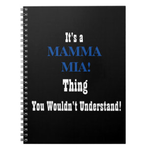 Mamma Mia! Zeitschrift Notizblock