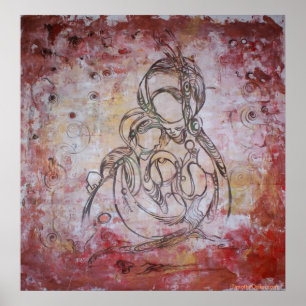 Mamma und I - Canvas Print Poster