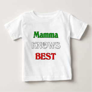 Mamma weiß am besten baby t-shirt