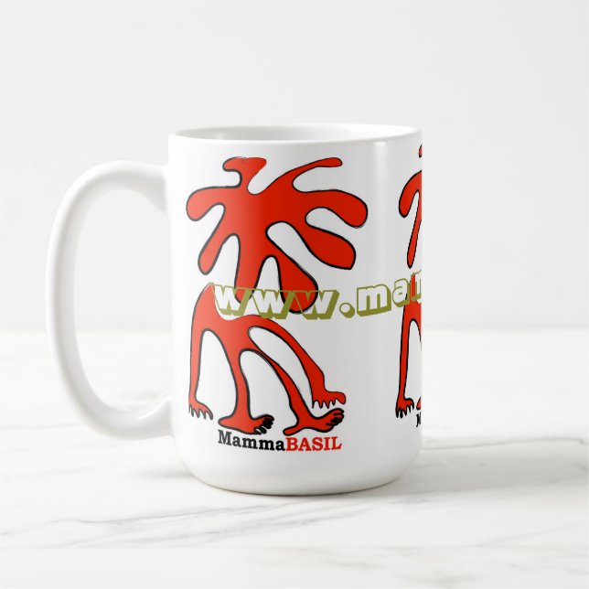 MammaBASIL Logo-Tasse Tasse (Links)